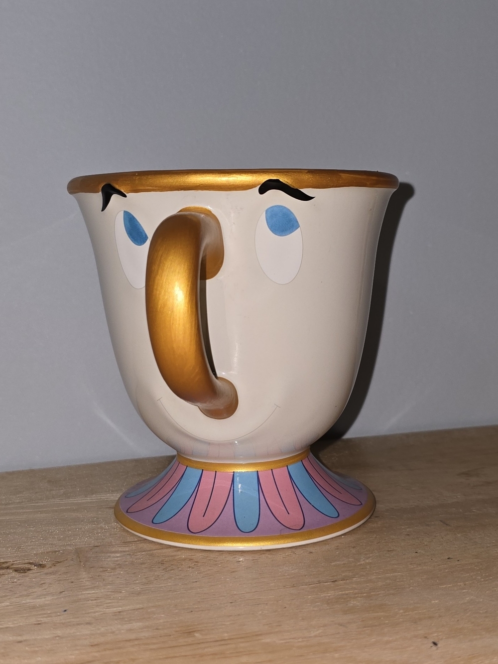 Disney White and Gold Decorative Chip Mug - Home Art